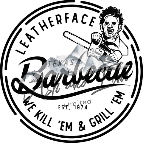 Leather Face BBQ Panel