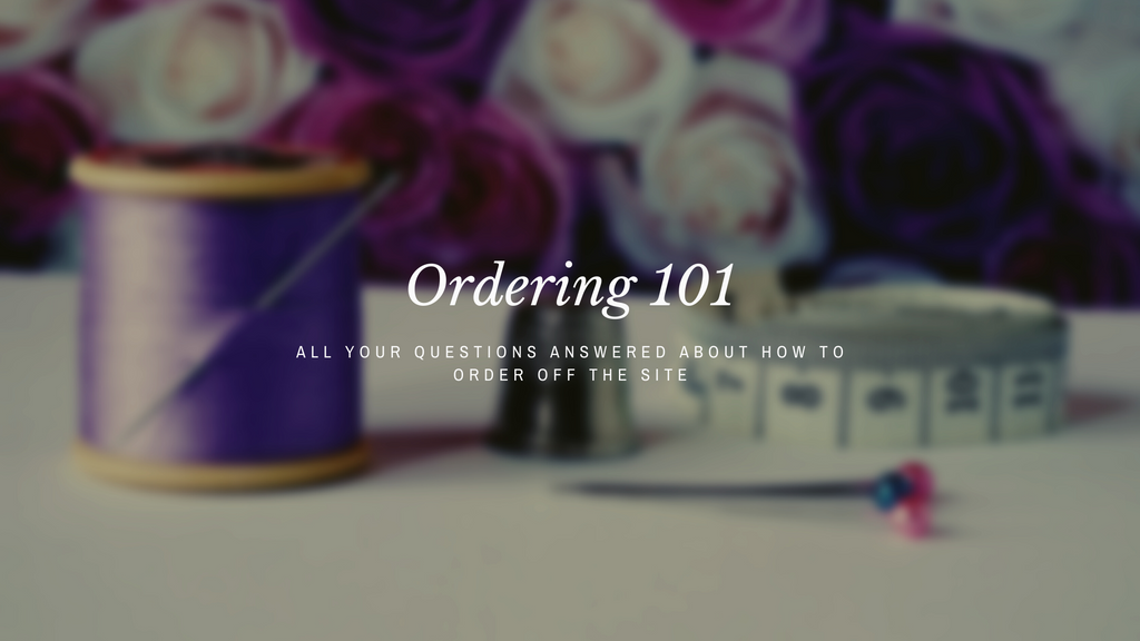 What's that in my cart?- Ordering 101