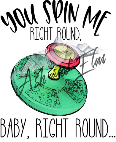 Spin Me Right Round Panel