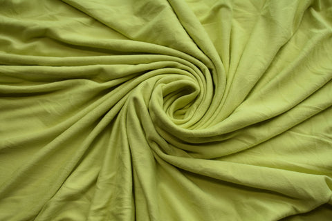 Avocado Double Brushed Poly Solid Fabric