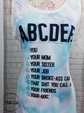 ABCDEF You CLEAN Panel