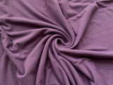 Vintage Plum Luxe Double Brushed Poly Solid Fabric