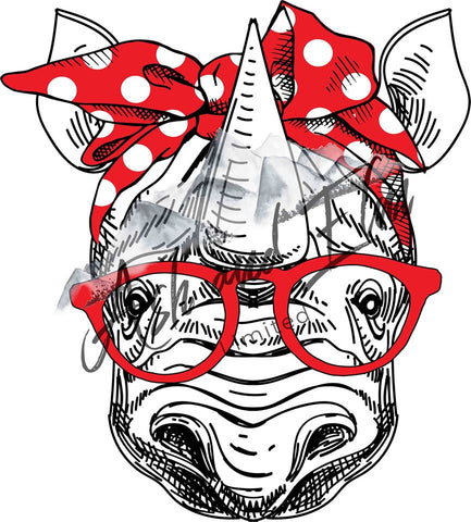 Red Sassy Rhino Panel
