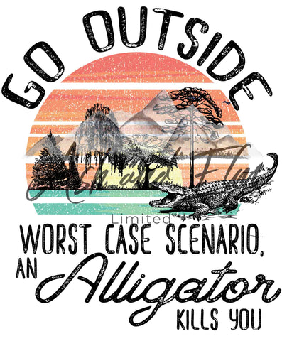 Go Outside, Alligator Panel