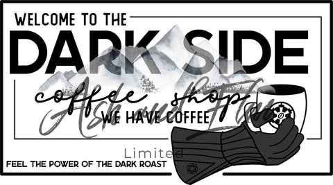 Dark Side Coffee Shop Panel